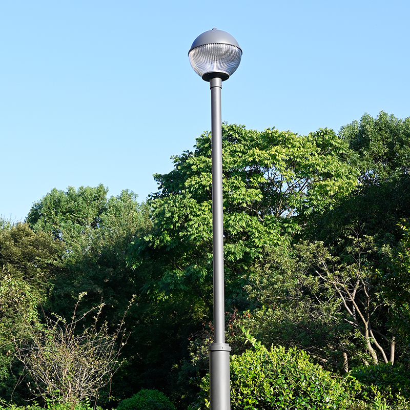YMLED-6141 Monaróir tSín Ball-Shaped Uirbeach Lampa Gairdín LED Comhlacht Alúmanam Die-teilgthe