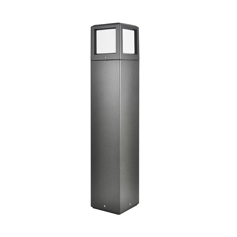 Múnla Cearnóg YMLED-6208 Soilse Gairdín Bollard faoi stiúir Alúmanam